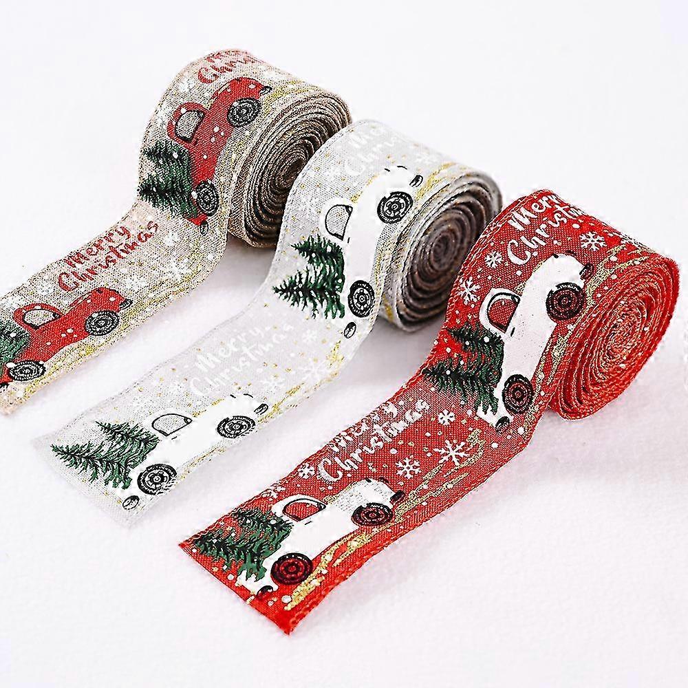 Christmas Snowflake Ribbon Wired