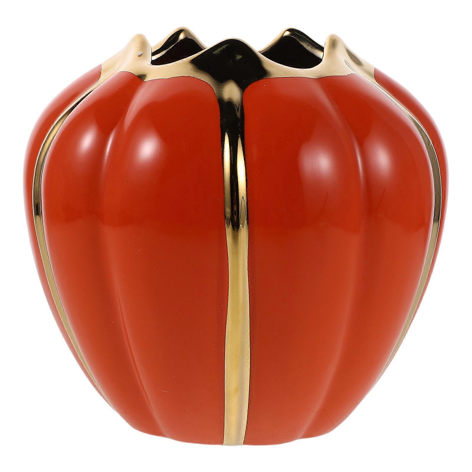 Ceramic Pumpkin Utensil Holder for Storage Use Fall Kitchen