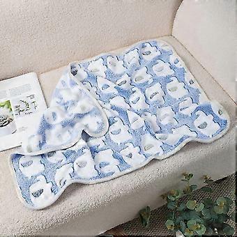Ultra-Soft Plush Pet Blanket 3 Pieces Coral Fleece for Dogs Cats Sofa Bed