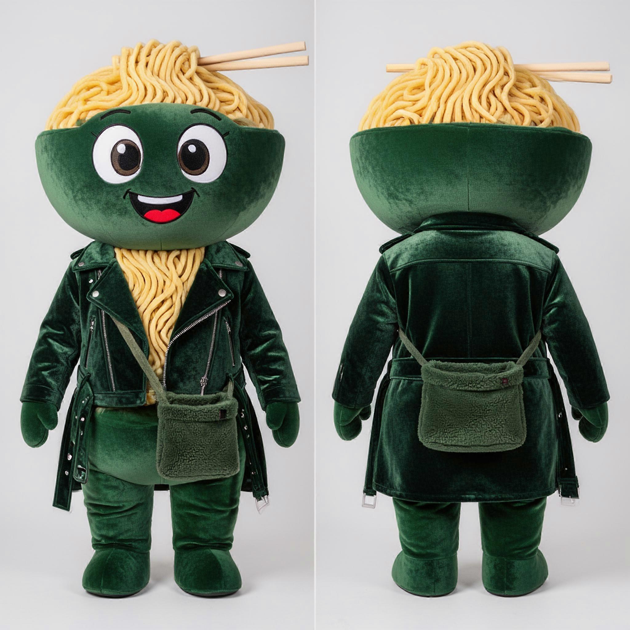 MASTICOT Forest Green Cushioned Ramen Mascot