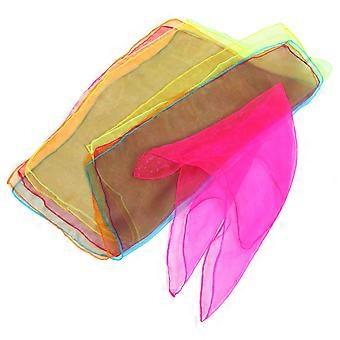 Kids Performance Juggling Scarves for Dance Decoration 36Pcs Assorted Colors
