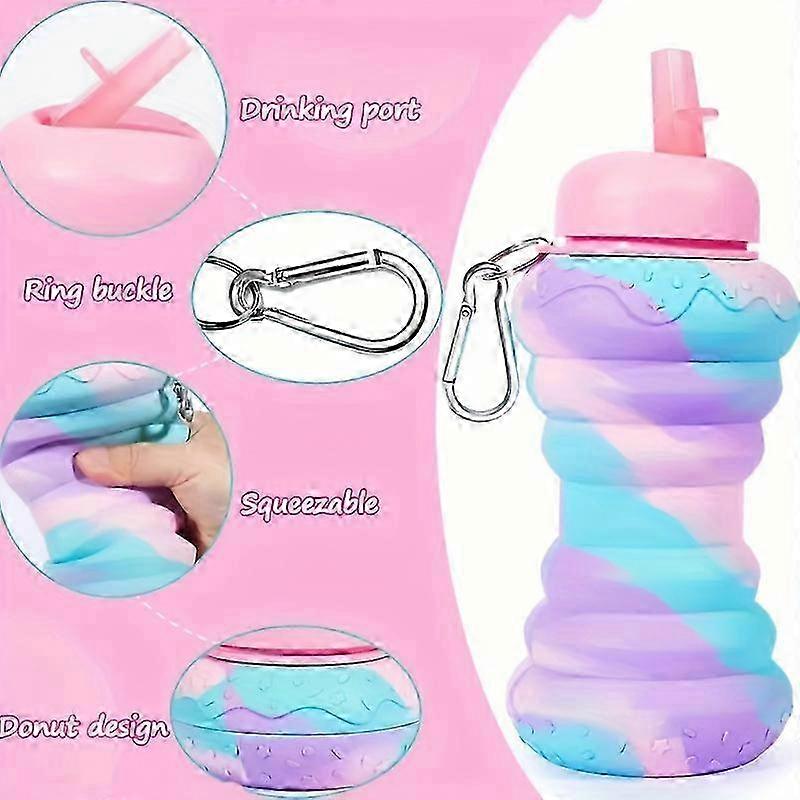 Silicone Collapsible Sippy Cup 500ml