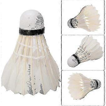 Professional Feather Training Shuttlecocks 12-Pack for Badminton Practice