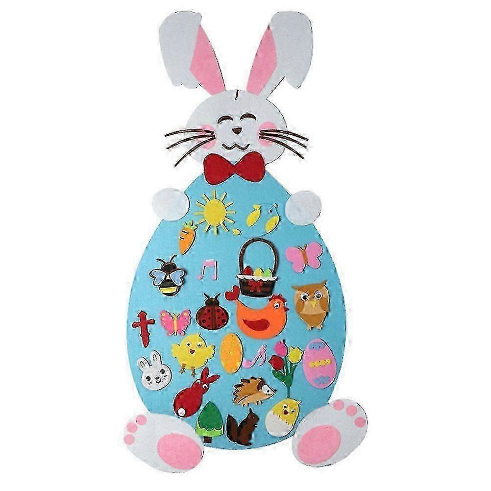 Durable Felt Bunny DIY Ornament Set