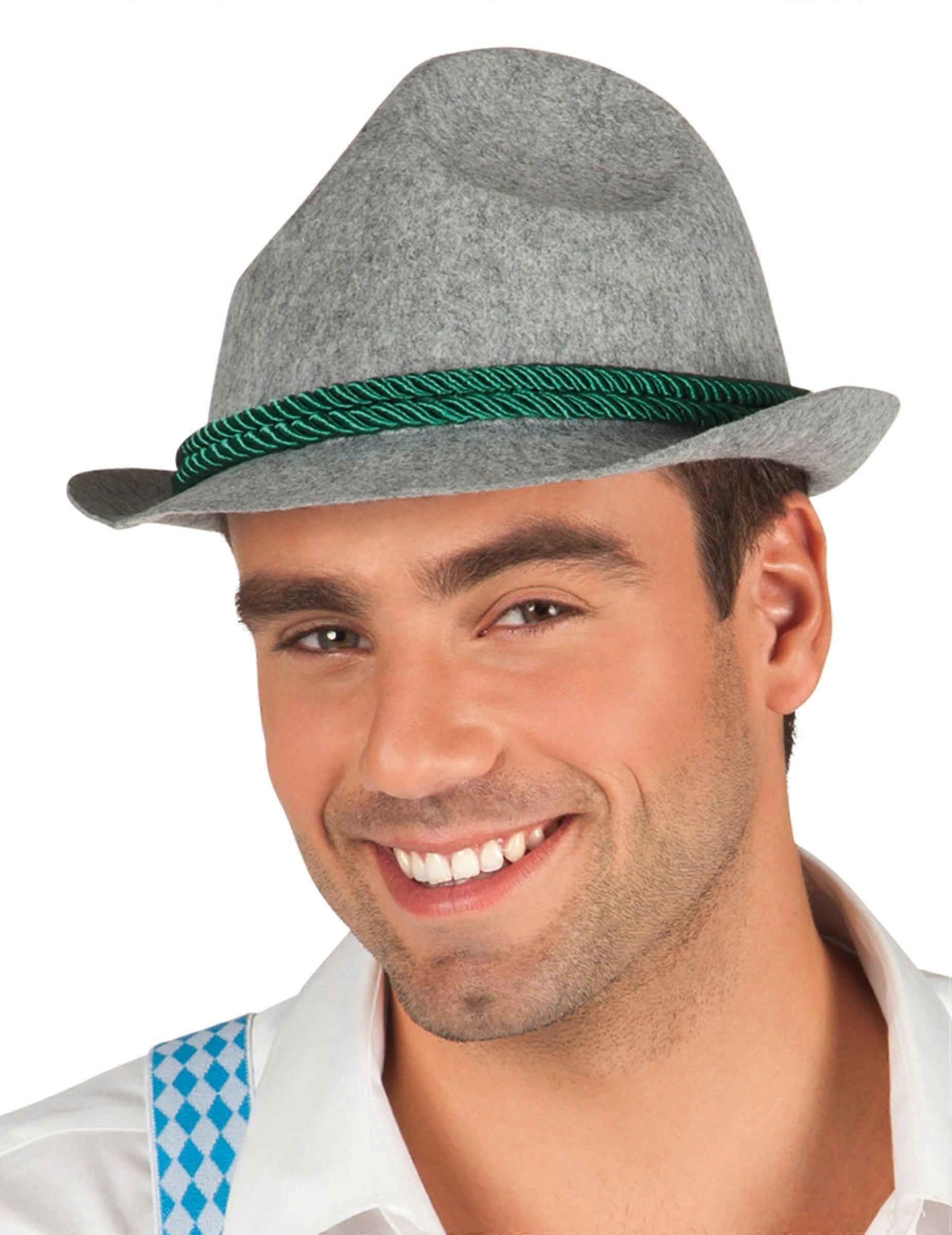Gray Bavarian hat