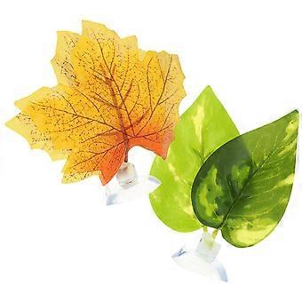 Betta Fish Leaf Bed for Resting Durable Plastic Aquarium Decoration