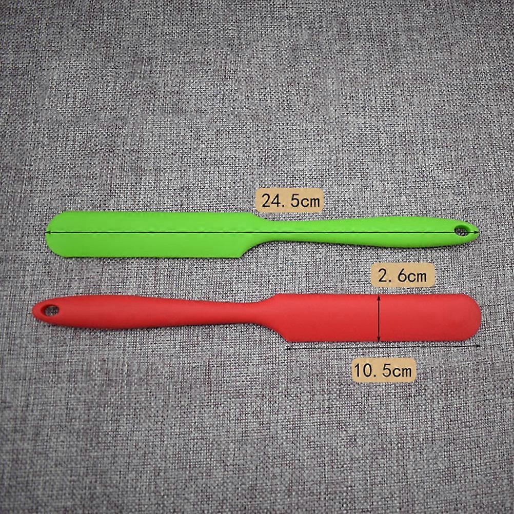 Silicone Spatula for Mixing 2Pcs Red Baking Kitchen Tools