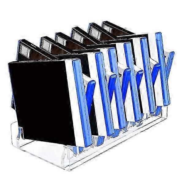 CD storage racks, 2-piece set, transparent acrylic for easy access