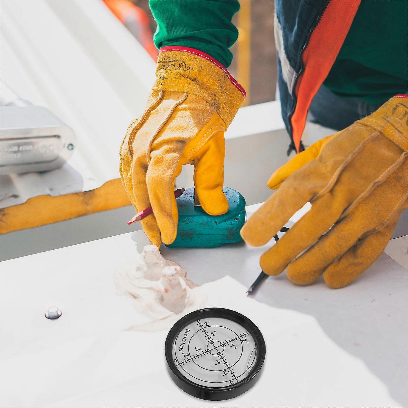 Bubble Level for Measuring Use Small Level Tool Black Acrylic Material