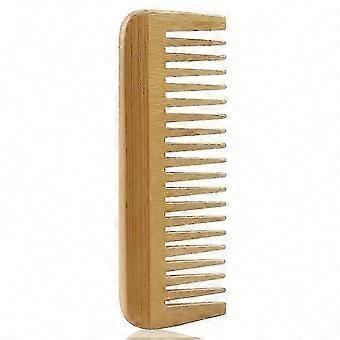Portable Hair Styling & Anti-Static Massage Thick Solid Wood Wide Tooth Comb