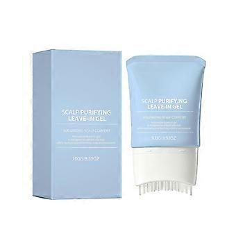 Fluffig gel utan sköljning, vattenfri, snabb och bärbar återfuktande gel för trasselfria och flagnande hårrötter
