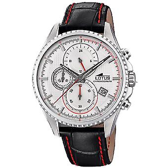 Lotus chrono Quartz Analog Man Watch with 18527/1 Stainless Steel Bracelet