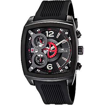 Lotus Khrono Quartz Analog Man Watch with L10110/4 Rubber Bracelet