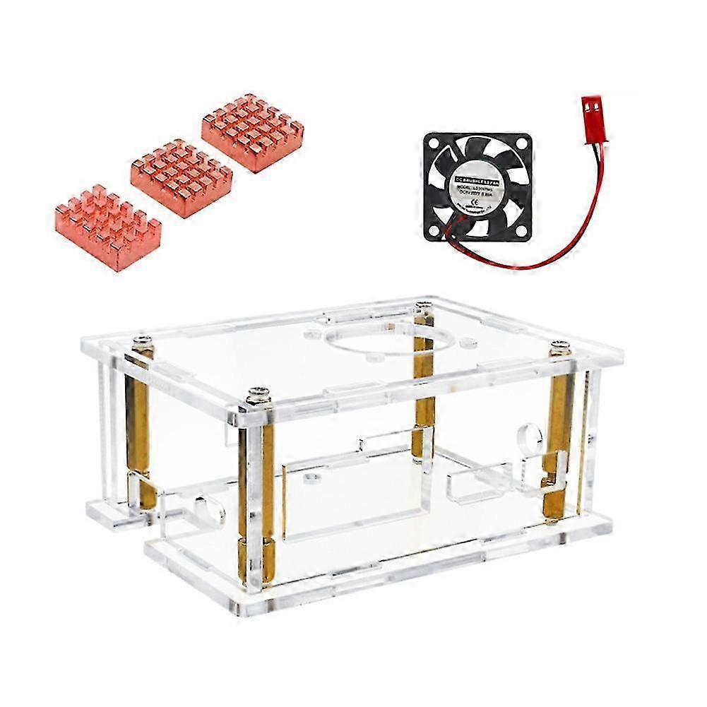 Transparent Acrylic Case with Dual Copper Cooling