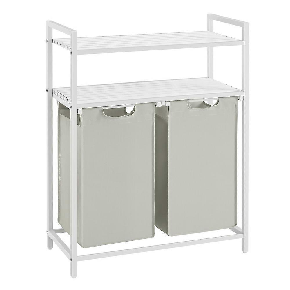 Laundry Hamper with 2 Pull-Out and Removable Bags 28.8"L