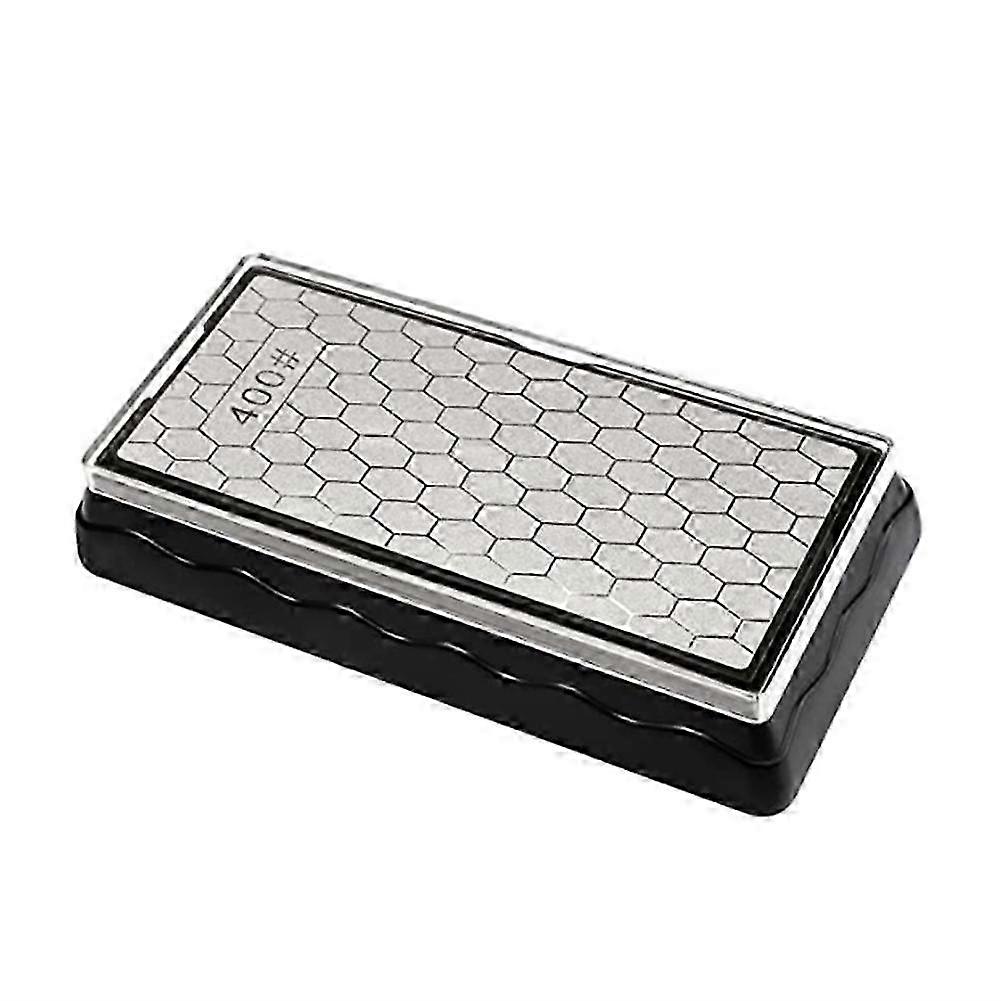 Double-Sided Diamond Sharpening Stone, with Base(400/1000 Grit)