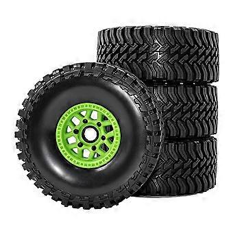 135,8 mm dæk til short course trucks, med en skala på 1/7 eller 1/8, til 12/14/17 mm sekskantede aksler, kompatibelt med ARRMA Mojave, TRAXXAS UDR, MAXX, Slash, Yikong DF7, FS, i grøn farve.
