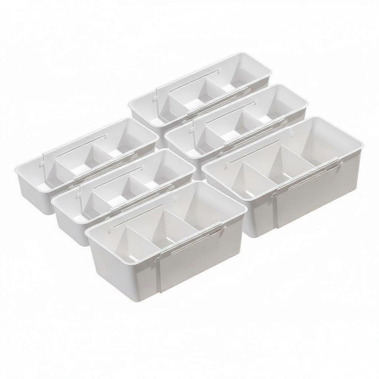 4 Pieces Expandable Drawer Divider adaptable Use Expandable compartmentalizer