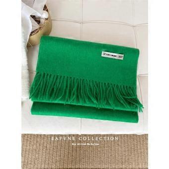 Maillard solid color 111 pure scarf women's winter long thermal shawl dual-purpose high-end versatile scarf