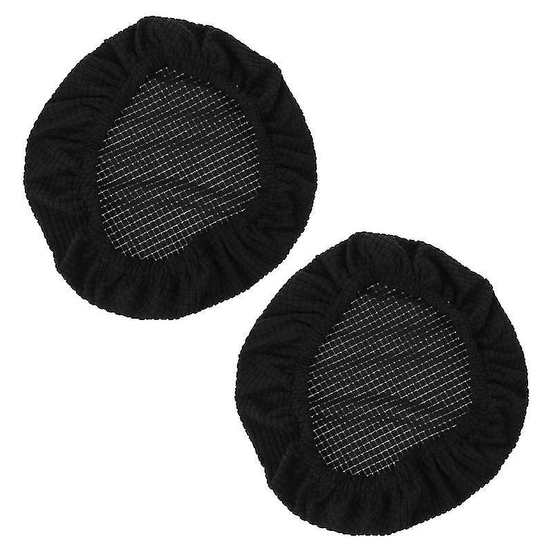 30X30x5cm Black Shopping Cart & High Chair Covers 2pcs Simple Round Stool Cover Practical Round Stoo