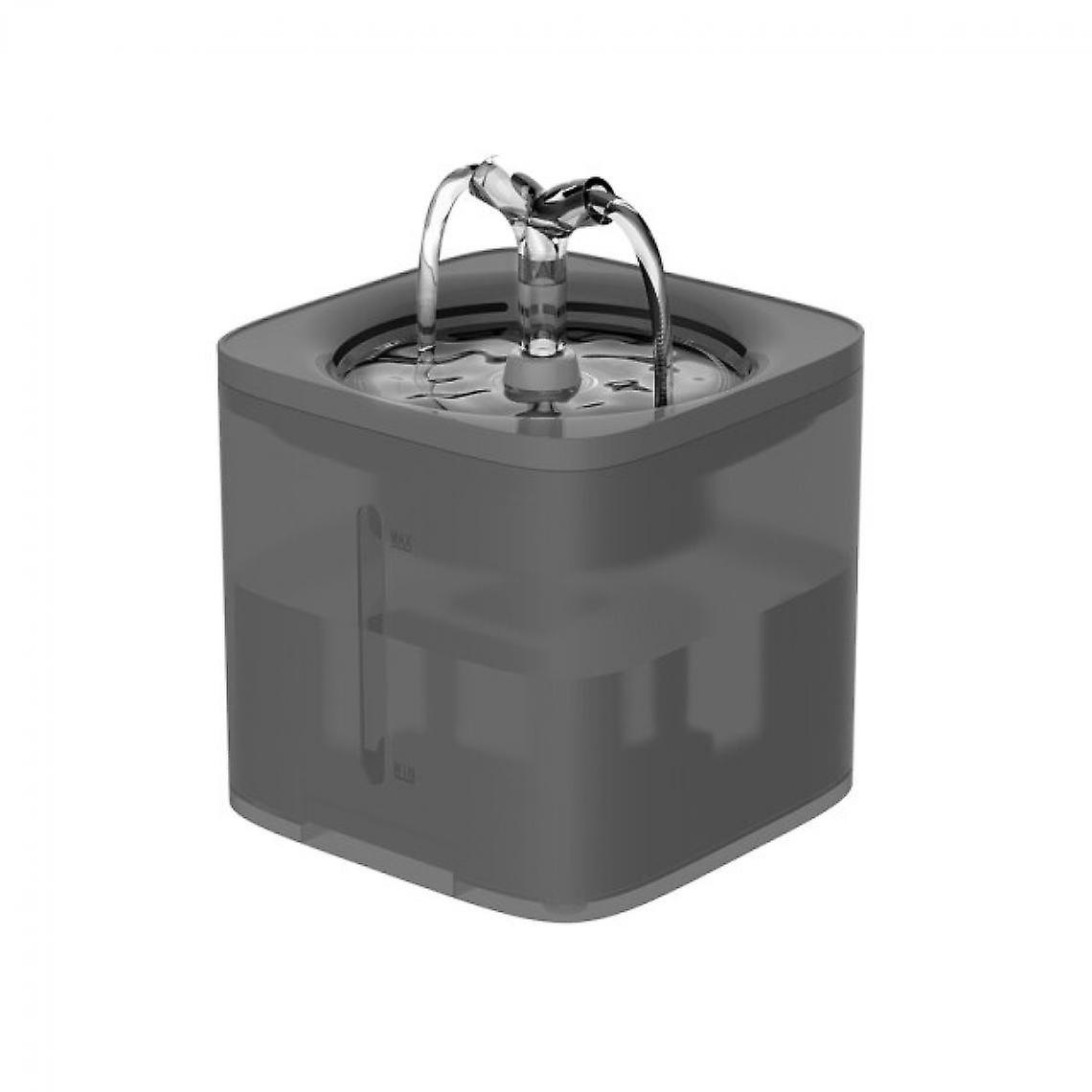 Automatic Cat Water Dispenser 2l Intelligent Fountain Filter Cat Feeder Drinking Water Bowl For Dogs And Cats(gray)