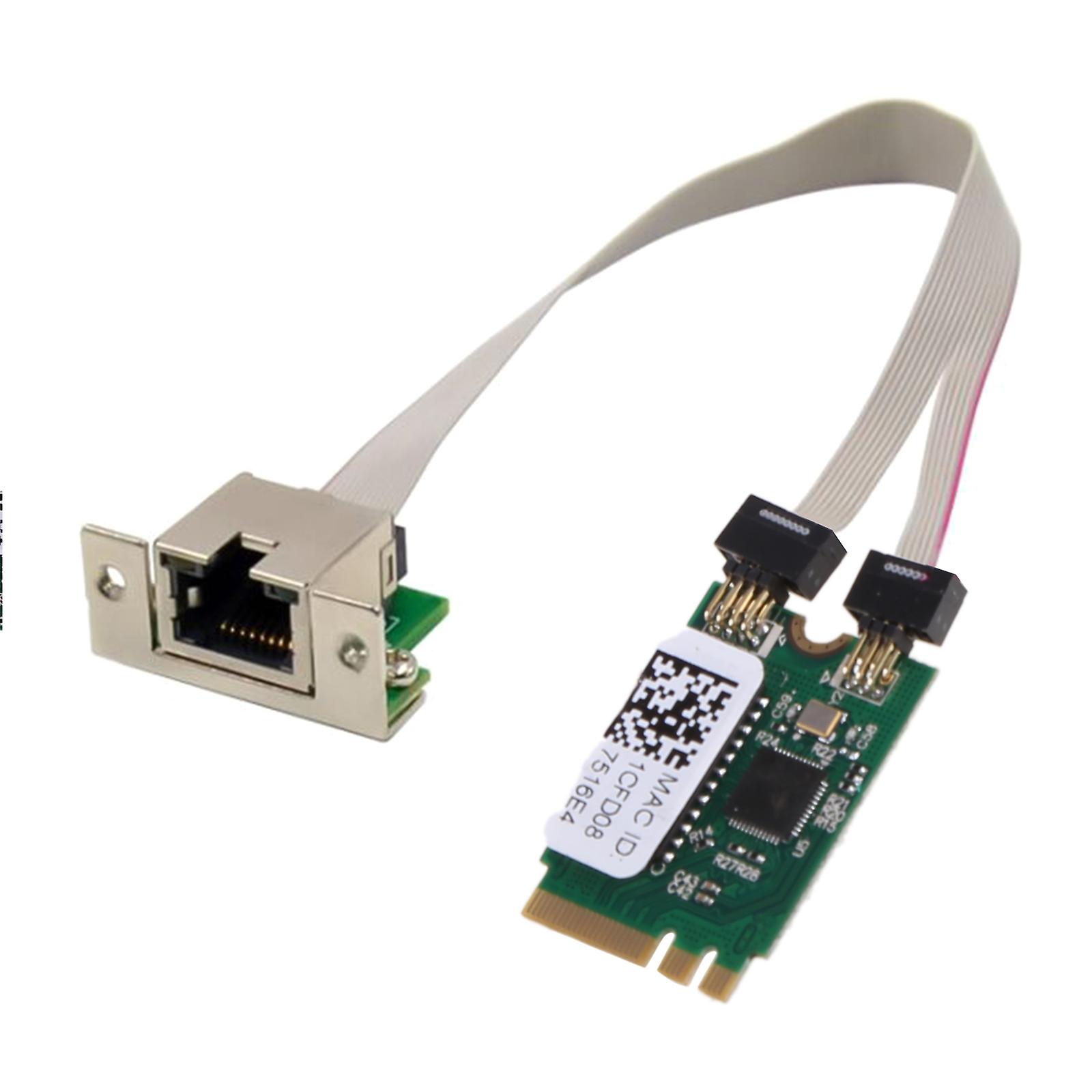 for M.2 A+E for Key Network Adapter RTL8125B 2500/1000/100Mbps Gigabit Ethernet