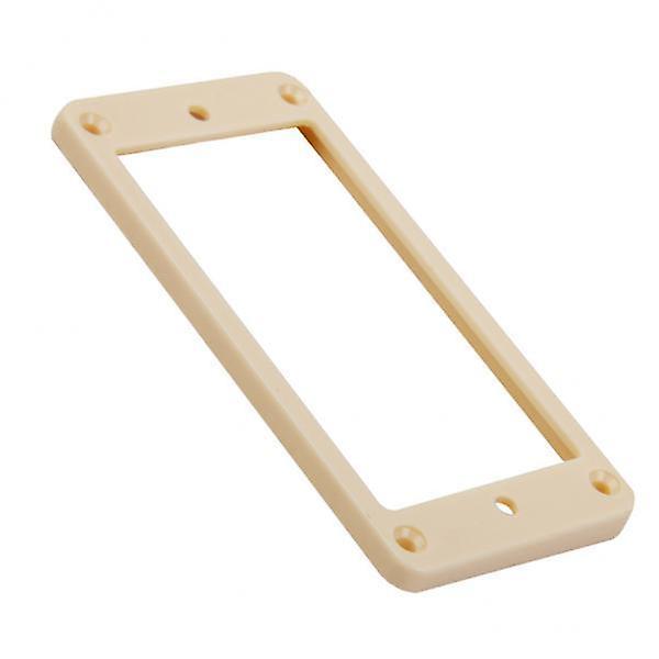 7xBeige Slanted Pickup Mounting Ring for Electric Guitar