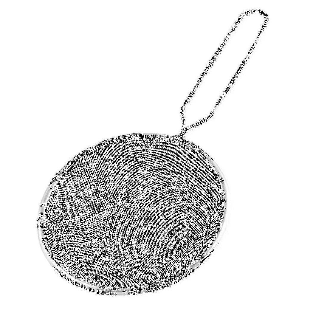 Fine Mesh Strainer Oil Colander Sieve Scoop 12cm Dia