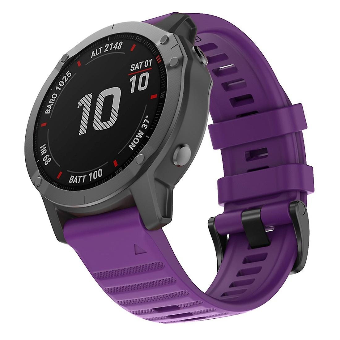 For Garmin Fenix 6 22mm Silicone Strap