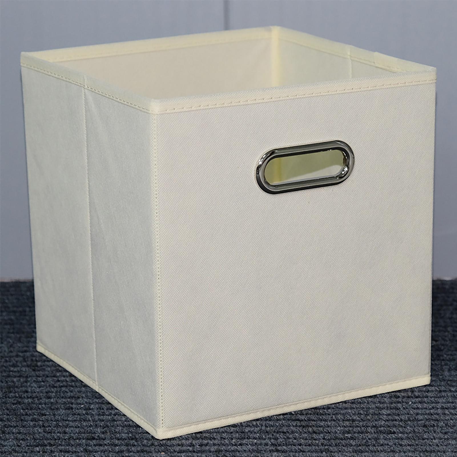 Foldable Fabric Cube Storage Bins Easy To Assemble Foldable Design Drawer-type Storage Box