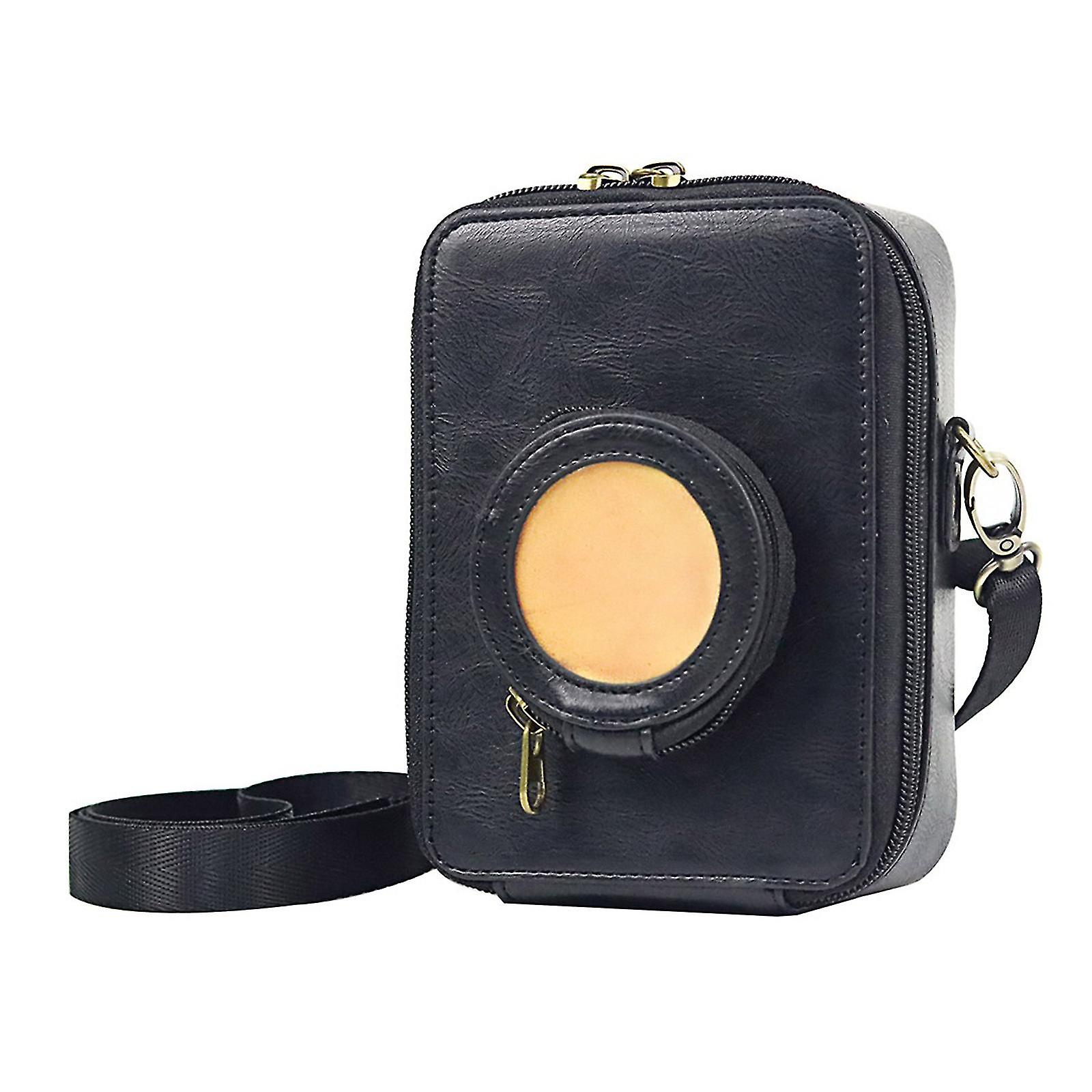 Pu Leather Camera Compatible With Case Pouch Shoulder Bag Compatible With  Mini Evo