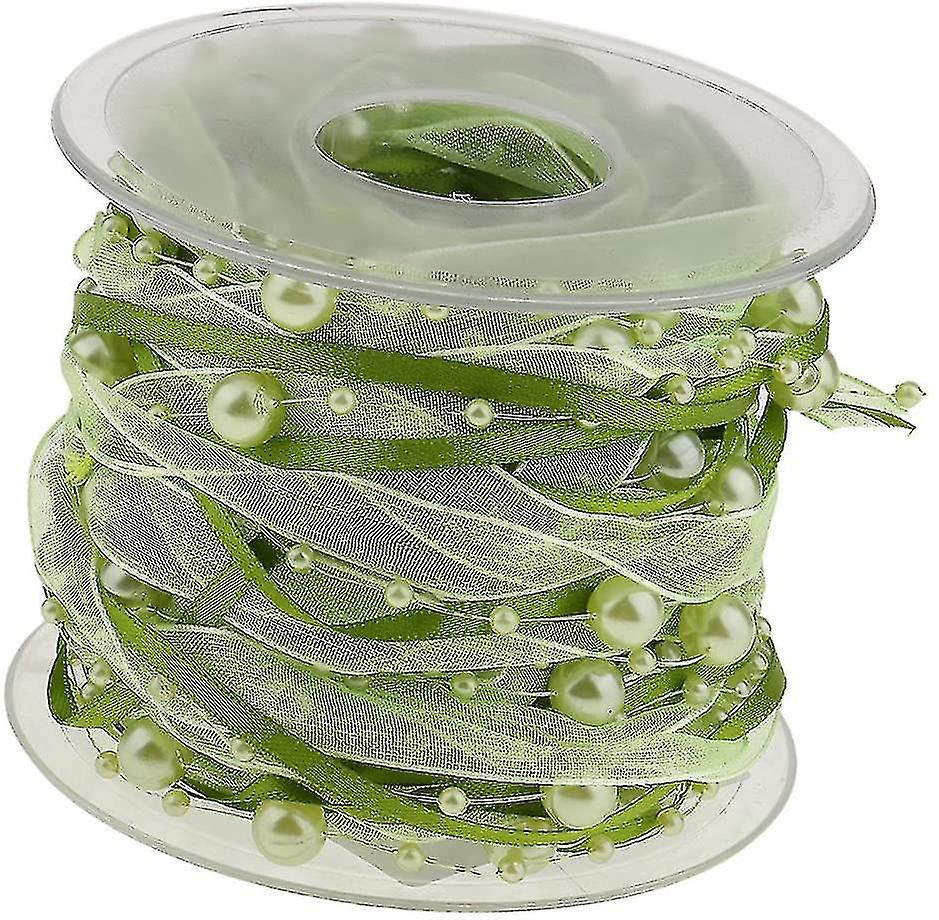 10 Meter Pearl Ribbon Ribbon Pearl Garland Gift Ribbon Deco Ribbon With Pearls