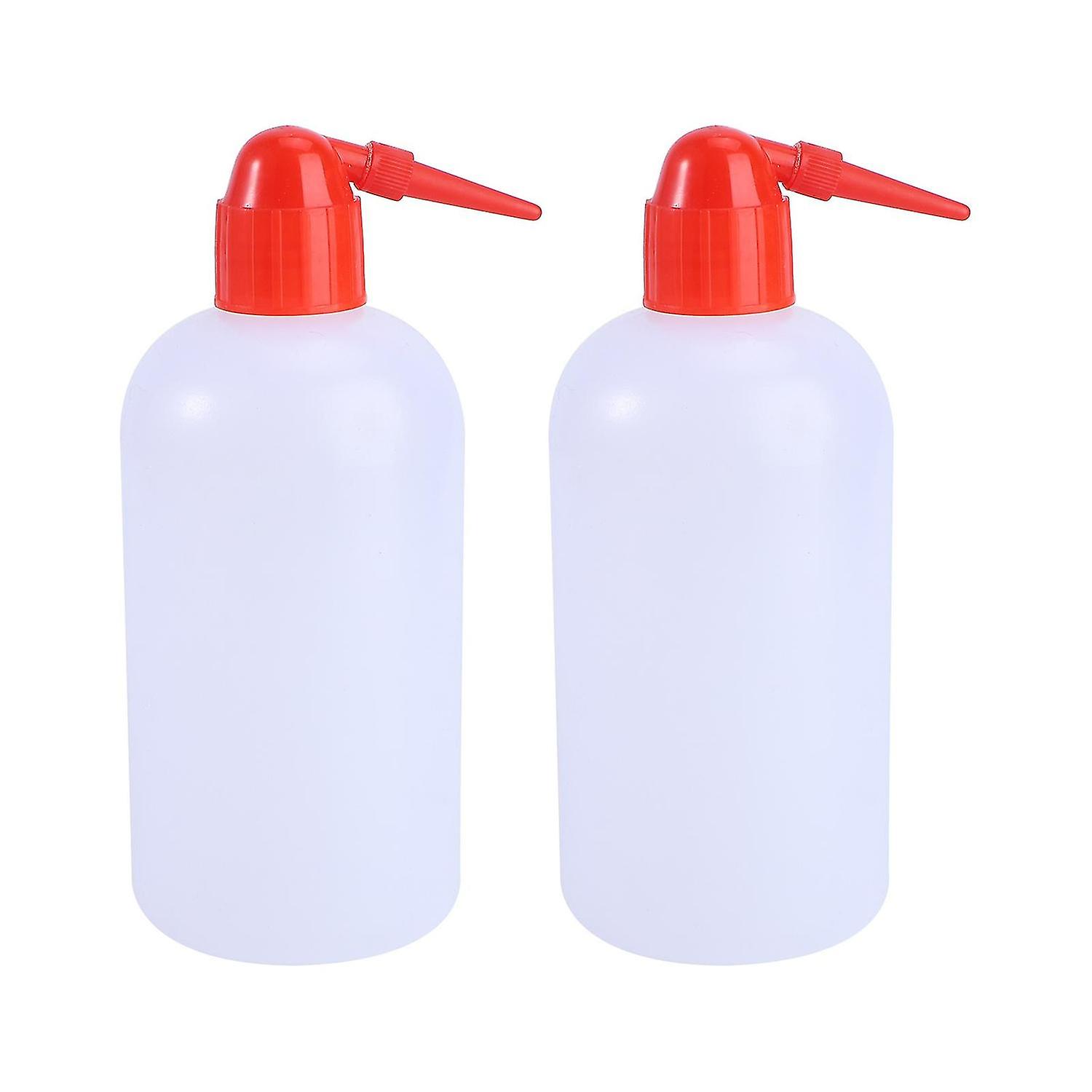 2pcs Safety Wash Bottles 500ml Watering Cans Reptile Watering Containers