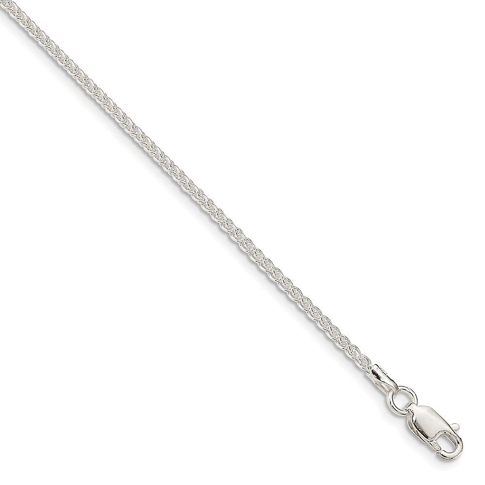 Ciondolo Collana Spiga Tonda in Argento 925 1,6 mm - Lunghezza: da 16 a 36