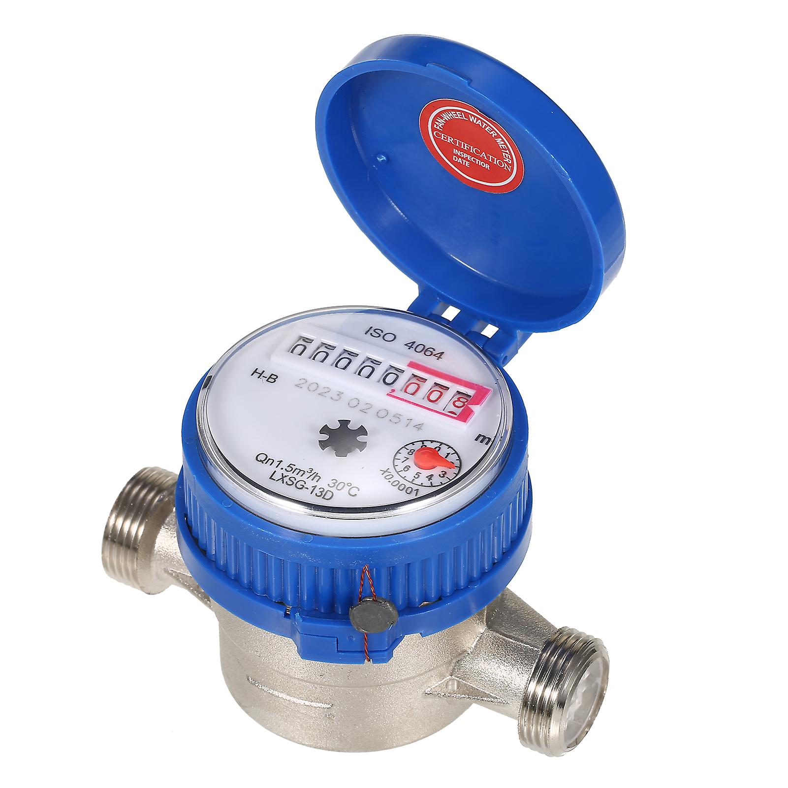 Household Water Meter Single Flow Dry Cold Water Table