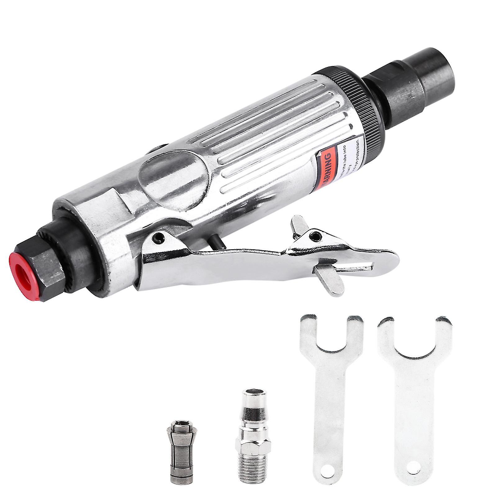 Meuleuse d'angle pneumatique à air comprimé de 1/4'', outil de nettoyage et de meulage pour ruban