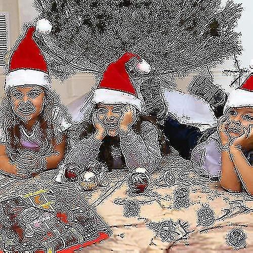 Christmas GiftAdvent Calendar 3d Santa Felt Advent Calendar,grey Hat