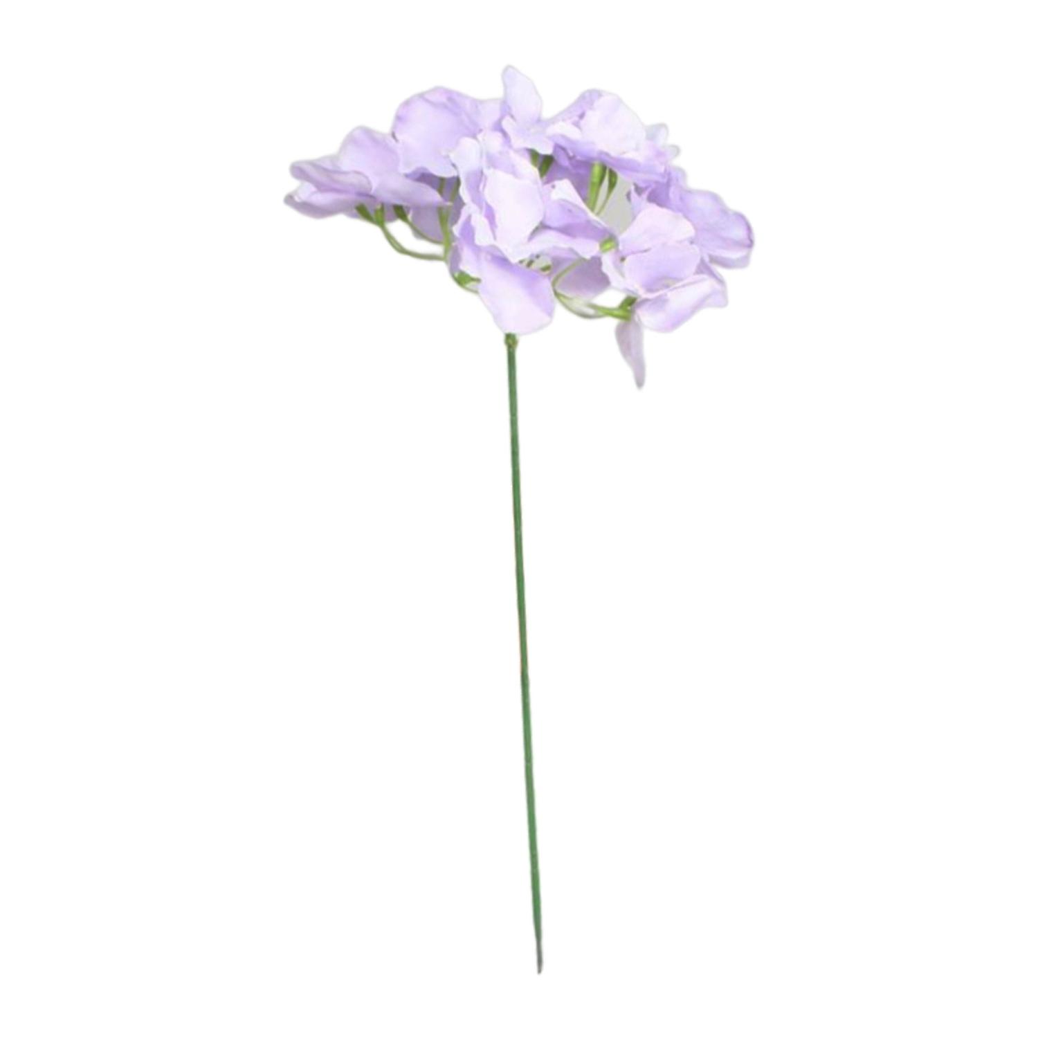 Realistic Simulation Hydrangea Vivid Non-fading DIY Single Branch Artificial Flower Home Decor
