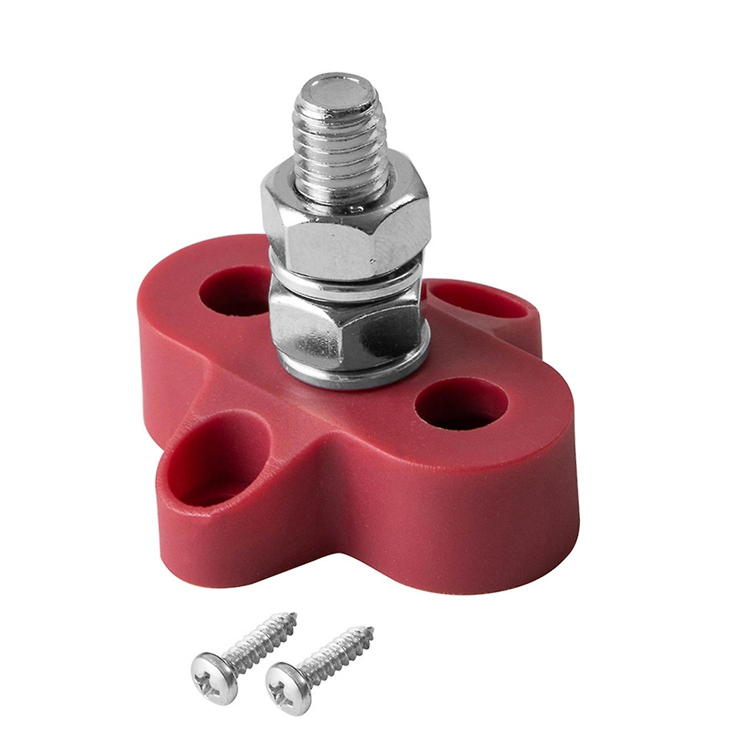 Terminal Junction Block Plug And Play 150A DC48V Single Post Terminal Studs Junction Block RV Supply