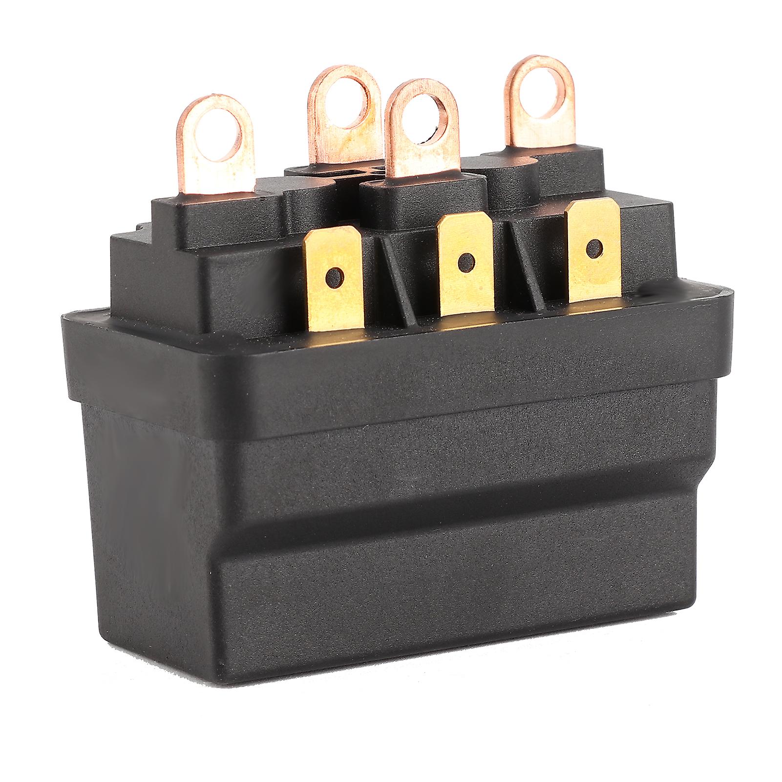 UTV Winch Relay Contact Relay Contactor 12V 120A Steel Universal for ATV UTV 4X4 Vehicles