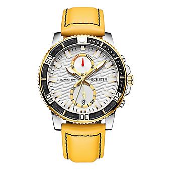 Ochstin 6045A Quarz-Echtlederuhr