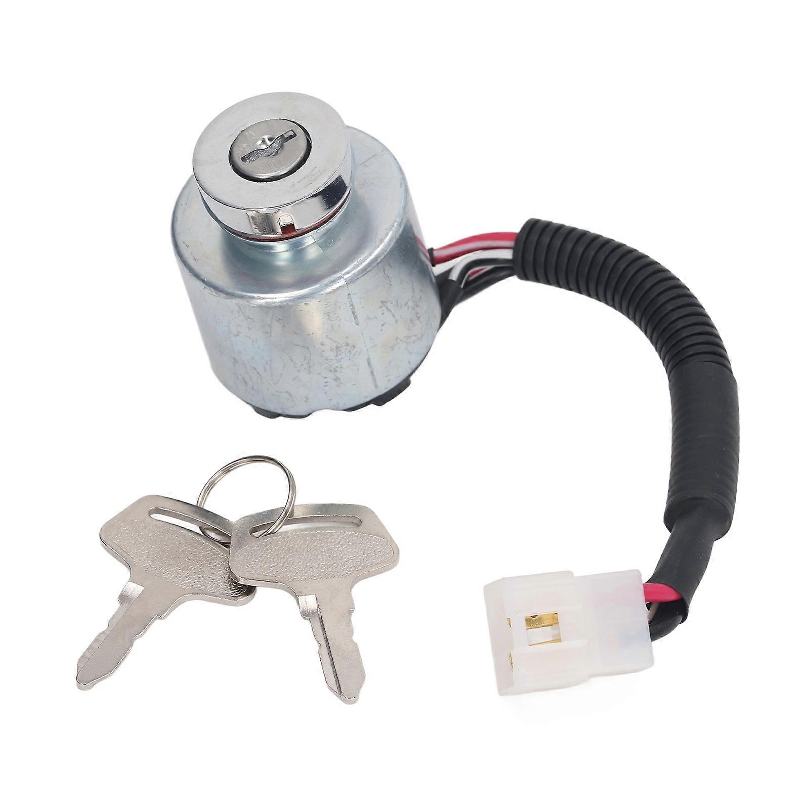 Ignition Starter Switch,37410 59110 Ignition Key Starter Switch with 2 Keys for Kubota B1550d B1750d B1750e B2150d