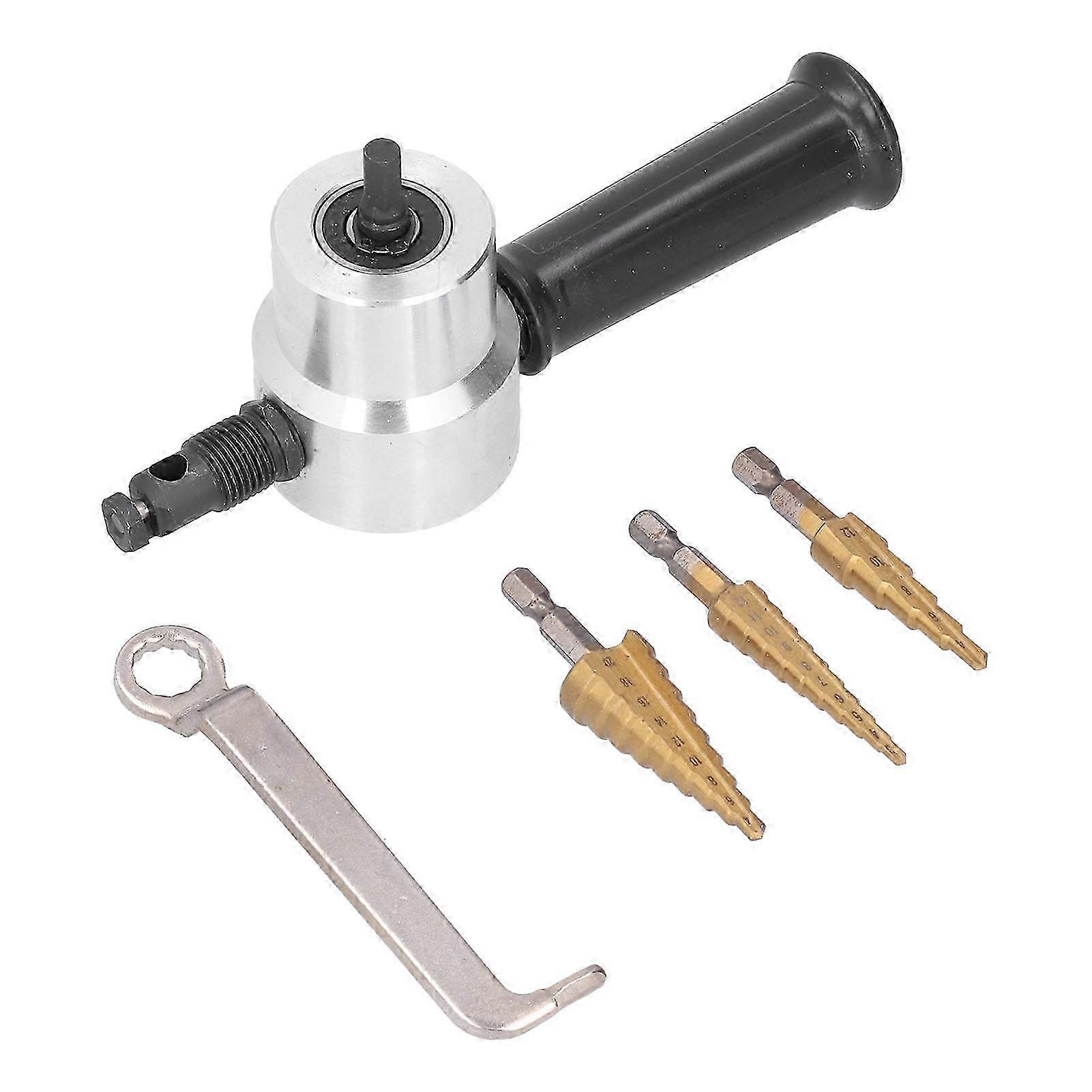 Double Head Nibbler Aluminum Alloy High Speed Steel Cobalt Step Drill Bits for Drilling