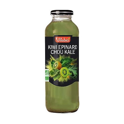 Fruit and Vegetable Cocktail Aquitaine Kiwi Spinach Cabbage Kale 500 ml (Spinach - Kiwi - Cabbage)