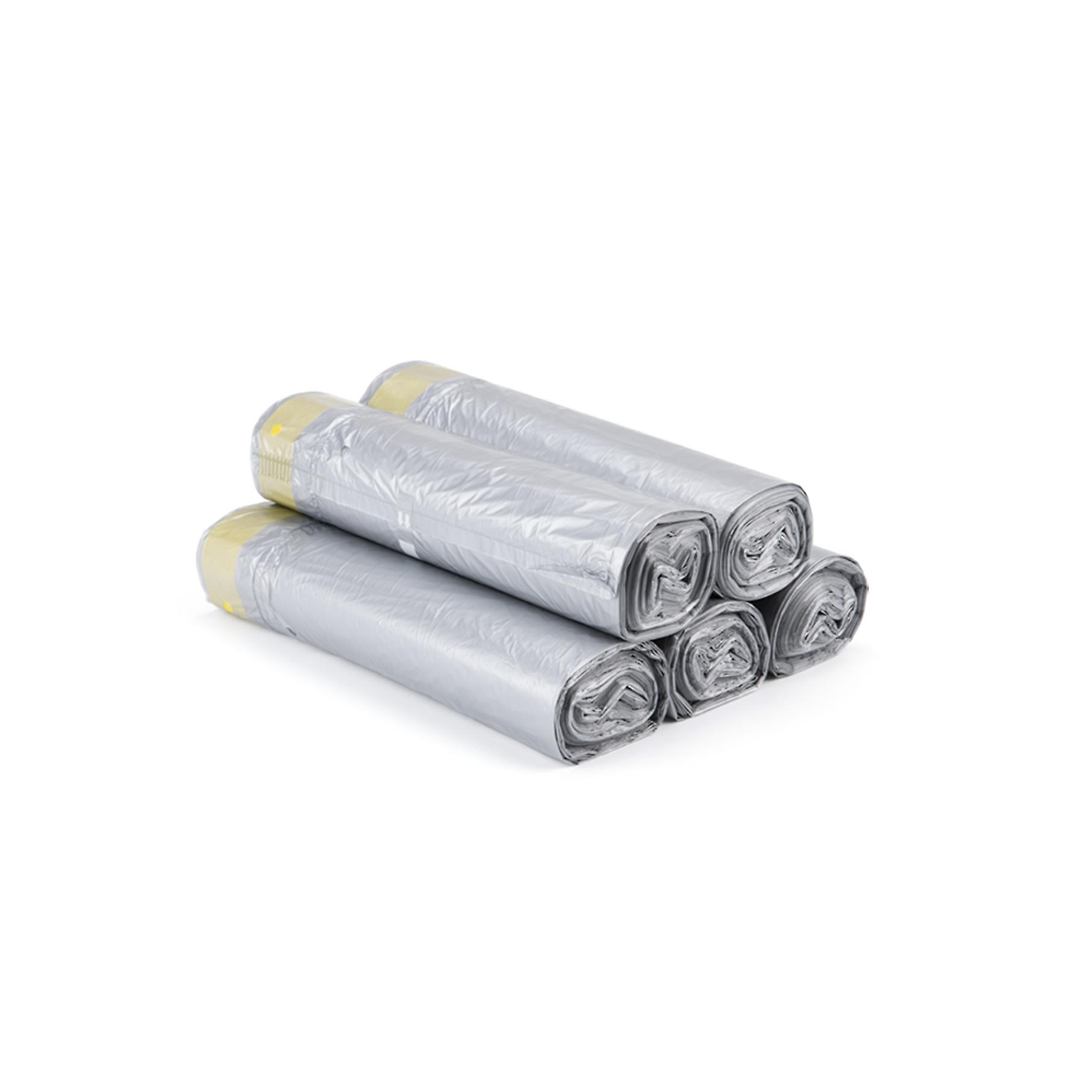 40 60L Garbage Large Capacity Trash Bag With Drawstring Handle