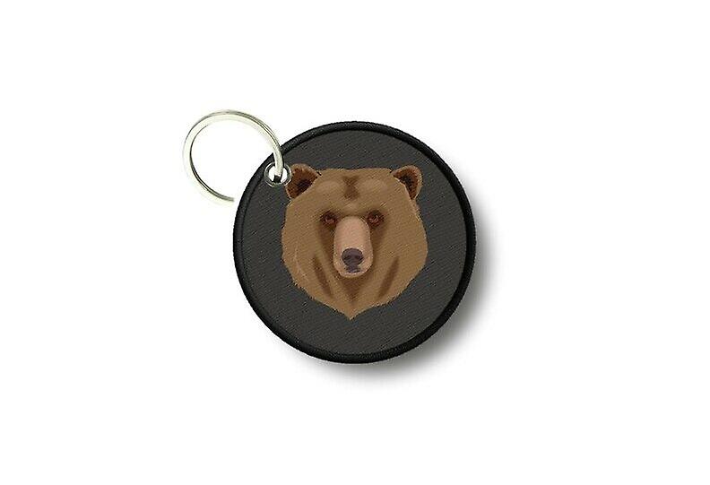Key key door keys round prints double-sided bear