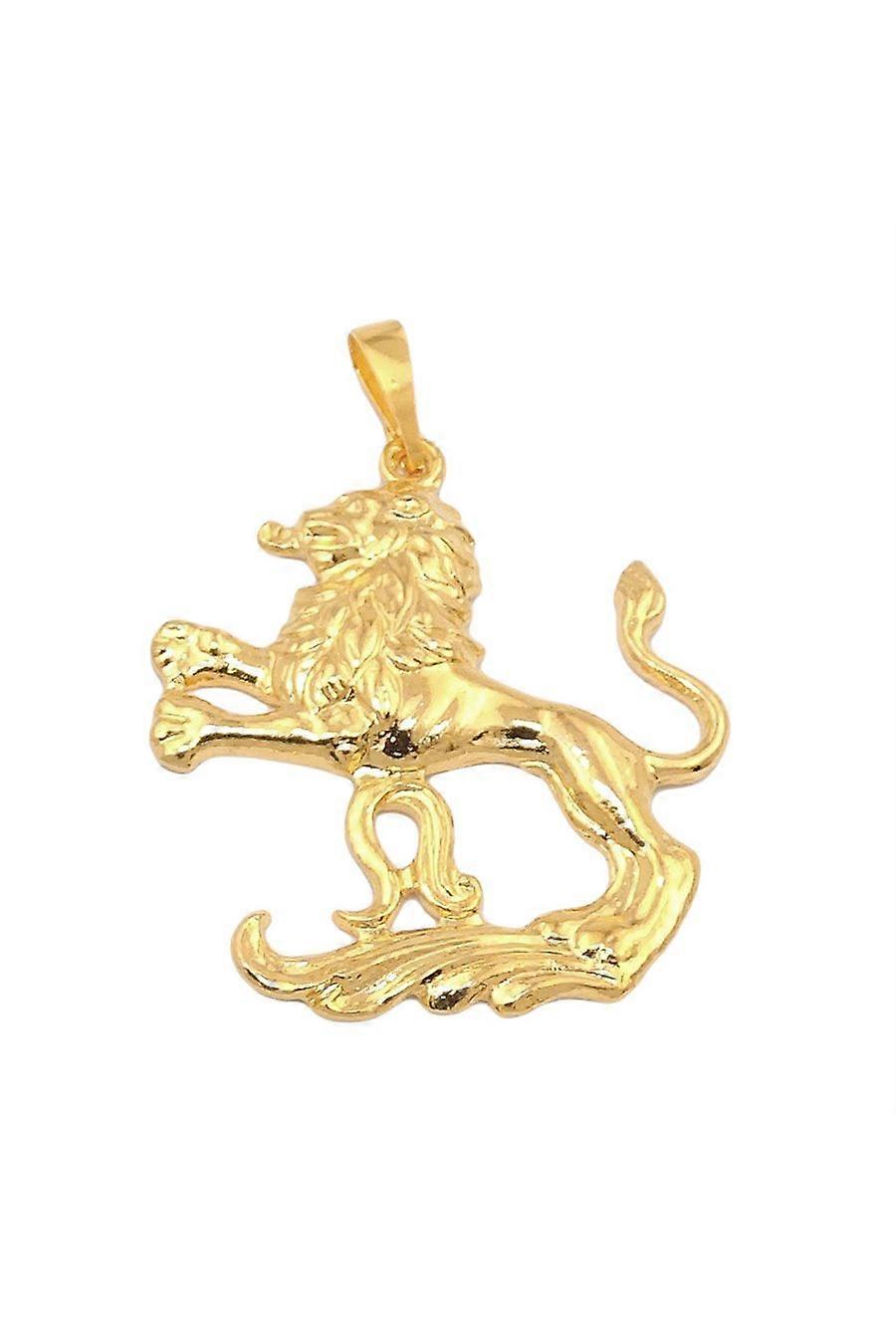 Zodiac Pendant Lion Gold Plated - Gl02731