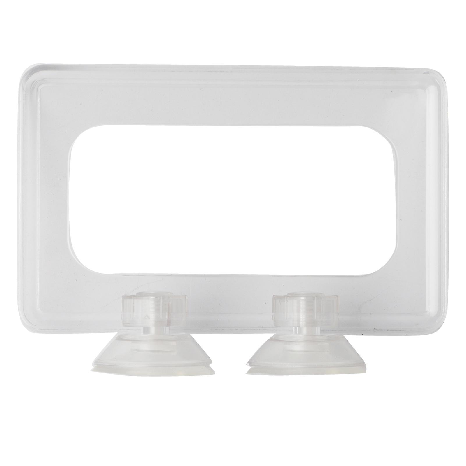 Clear Acrylic Anti-Floating Fish Feeding Ring for Aquarium (L10 x 16 x 4 cm)