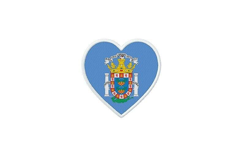Patch badge ecusson prints thermocollant heart melilla flag
