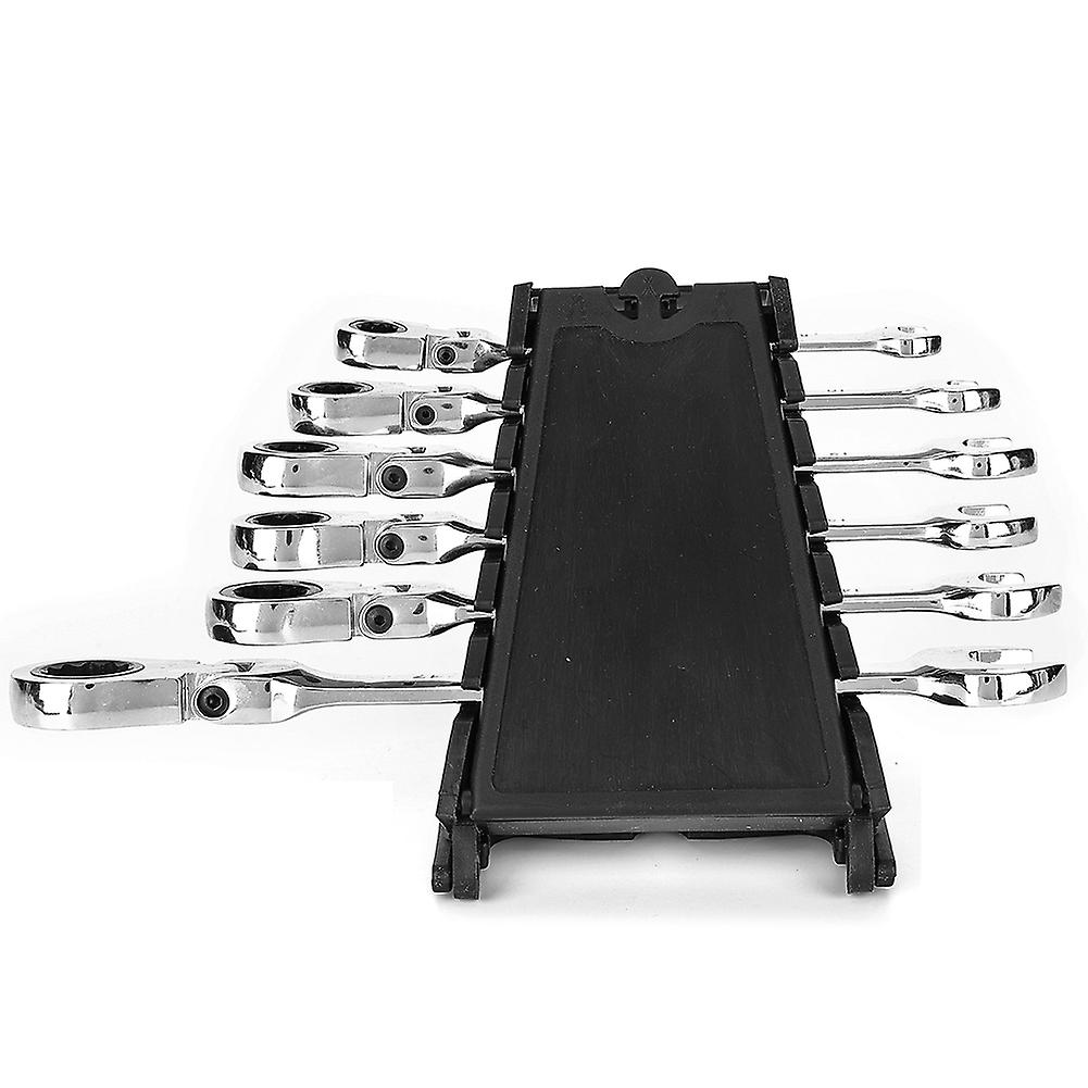 6pcs Ratchet Combination Wrench Spanner Hand Repair Tool Torque Socket Wrench IS